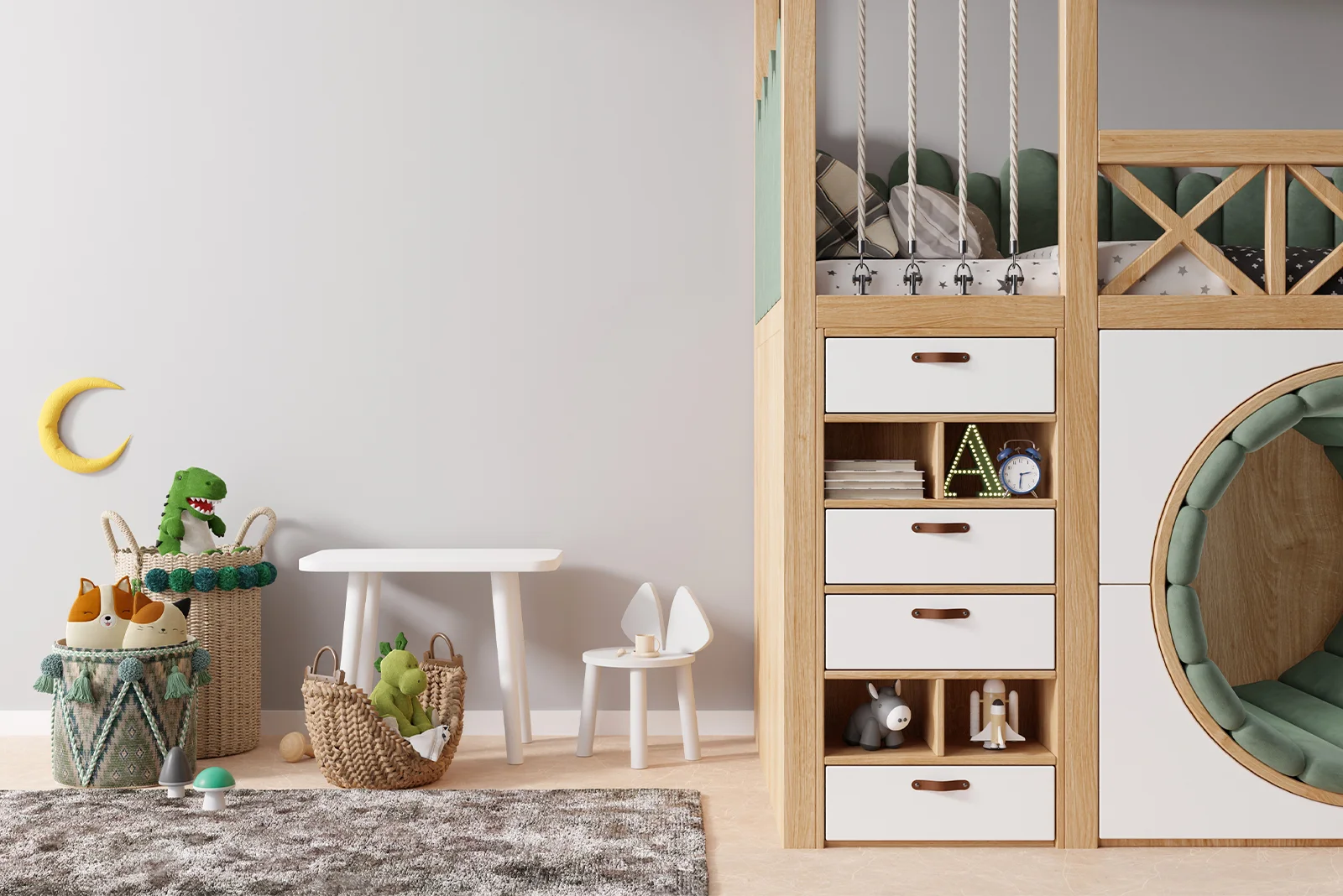 Rénovation de chambre d’enfant pour une maison à LE HAVRE Rénovation de chambre d’enfant pour une maison à LE HAVRE